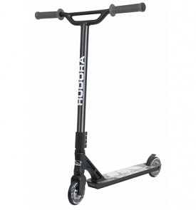 Трюковый самокат Stunt Scooter XY-12, черный (Hudora, 14121)