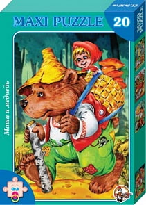 Макси-пазл «Маша и Медведь» (Десятое Королевство, 00192ДК)