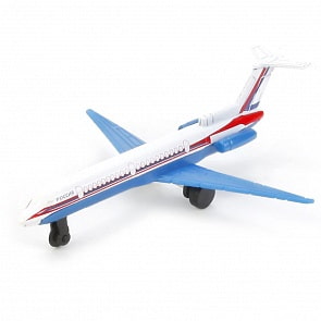 Самолет металлический, 11 см (Технопарк, 10114-R)