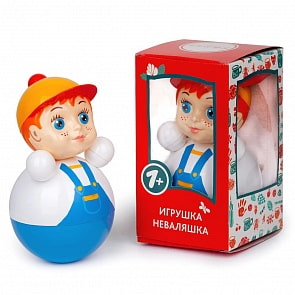 Озвученная неваляшка, 15,5 см - Мальчик (Котовск, 6C-032)