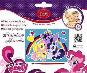 Раскраска водная «Звездная сила. My Little Pony» (Docha&Mama, 57931)