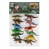 Набор из 12 фигурок динозавров, несколько видов   - миниатюра №1