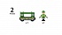 Игровой набор - Грузовой вагон с машинистом, 2 элемента  - миниатюра №1