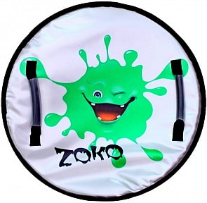 Ледянка Монстрик ZOKO с пластиковым дном, цвет зеленый, 50см. (RT, 6140RT)