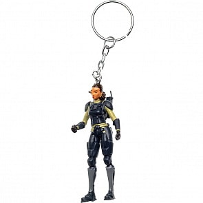 Фигурка-брелок Fortnite, 7 см - Стальная леди (P.M.I. Trading Ltd., FOR8004-5)
