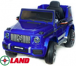 Электромобиль Mercedes-Benz G63 AMG синего цвета, ToyLand, bbh-0003 - миниатюра