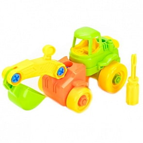 Конструктор Город Мастеров – Трактор с ключом. Фиксики (Город Мастеров, YC-4208-Rsim)