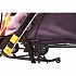 Санки-коляска Snow Galaxy City-2-1 - Панда на оранжевом, на больших колесах Eva, сумка, варежки  - миниатюра №10