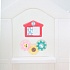 Детский игровой комплекс для дома и улицы: игровой домик, бизиборд, Navy-White  - миниатюра №6