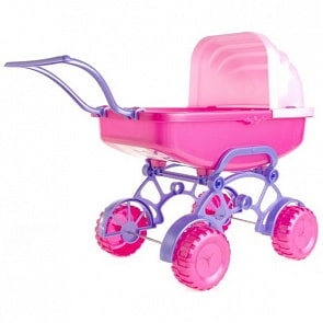 Колясочка для кукол жемчужная - Баю-бай (Пластмастер, 22228sim)