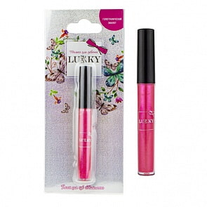 Lukky. Голографический блеск для губ – Хамелеон, 3 мл, красный, с ароматом черной смородины (Lukky, Т16770)