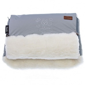 Муфта меховая для коляски Nuovita Islanda Bianco grigio/серый (Nuovita, NUO-mISLB_2048)