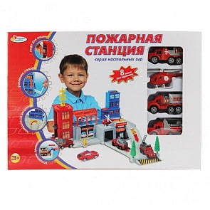 Пожарная станция с 3 машинками и вертолетом (Играем вместе, B829533-Rsim) Пожарная станция с 3 машинками и вертолетом (Играем вместе, B829533-Rsim)
