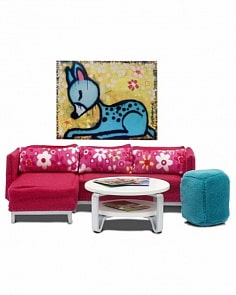 Игровой набор для домика Стокгольм - Гостиная (Lundby, LB_60904600)