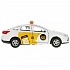 Машина Такси Ford Focus 12 см двери и багажник открываются металлическая инерционная  - миниатюра №2