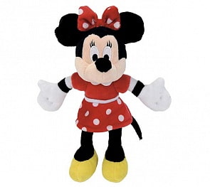 Мягкая игрушка - Минни Маус в красном платье, 25 см (Nicotoy, 5876802)