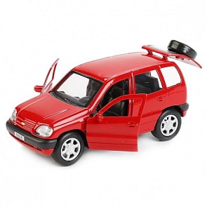 Металлическая инерционная модель - Chevrolet Niva, 12 см (Технопарк, CHEVY-NIVA-MIXsim)