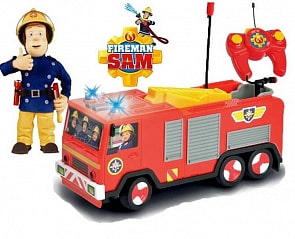 Пожарная машина на радиоуправлении - Пожарный Сэм, с 2-х канальным пультом, светом, 1:24 (Dickie, 3099612)