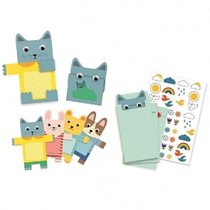 Пригласительные открытки – Мягкие игрушки (Djeco, 04780k)