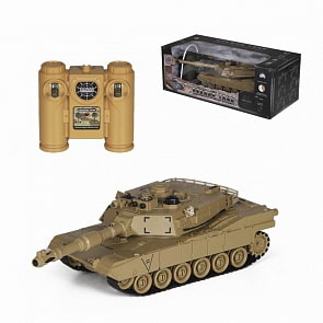 Радиоуправляемый танк М1А2 – Абрамс, бежевый, 1:24 (Yako, 6102_yako)