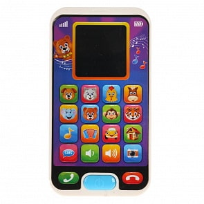 Обучающий смартфон, 15 стихов М. Дружининой, учим животных, звуки телефона, 11 песен (Умка, 1503K252-R)