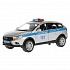 Машина Полиция Lada Vesta SW Cross 17,5 см свет-звук двери открываются металлическая  - миниатюра №4