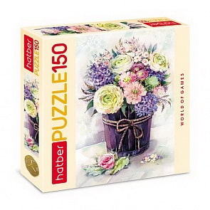 Пазл 150 элементов – Нежная акварель (Hatber, 150ПЗ4-18258)