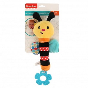 Пищалка с прорезывателем из серии Fisher Price – Пчелка (Умка, GH62733)