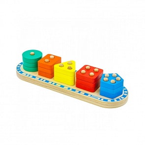 Сортер деревянный с 16 деталями (Алатойс, СОР21)