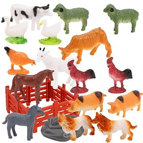 Набор домашних животных, 16 штук (Shantou, NC3021)