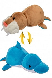 Вывернушка 2 в 1 - Дельфин-Морж, 40 см (1Toy, Т12698)