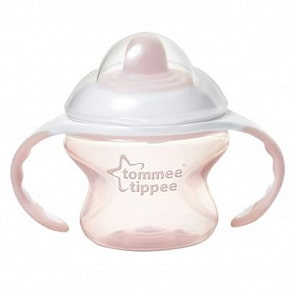 Тренировочная чашка-непроливайка, 150 мл, цвет розовый (Tommee Tippee, 1001_розовый)