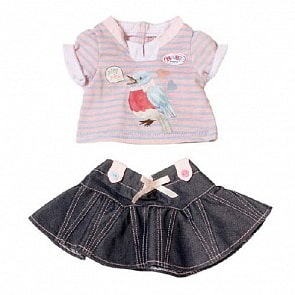 Музыкальный комплект одежды для куколки BABY born, 4 вида (Zapf Creation, 817-612)