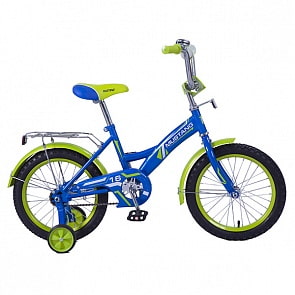 Детский велосипед – Mustang, 16", GW-тип, сине-салатовый (Mustang, ST16006-GWsim)