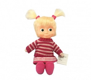 Мягкая игрушка Маша и Медведь - Маша в свитере, 29 см (Мульти-пульти, V92508/30Asim)