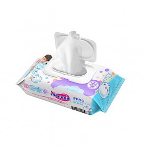 Салфетки влажные Manuoki, 80 штук (Manuoki, JPM008)