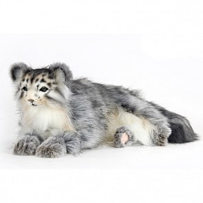 Мягкая игрушка - Манул лежащий, 30 см. (Hansa, 7080)