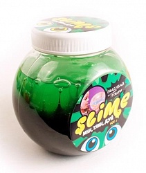 Лизун Slime - Mega Mix, черный + зеленый 500 грамм (Фабрика игрушек, S500-6) - миниатюра