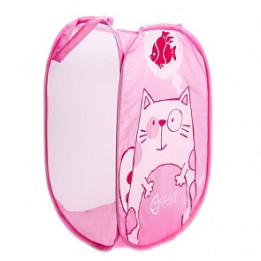 Корзина для игрушек Забавный кот, размер 34 х 54 см, без крышки (Наша игрушка, HLJ171020-3-2)