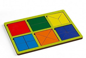 Вкладыши деревянные - 6 квадратов (Paremo, PE720-31)