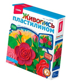 Живопись пластилином - Букет из роз (Lori, Пк-042)