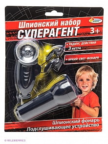 Шпионский набор с фонариком и подслушивающим устройством (Играем вместе, B866124-Rsim)