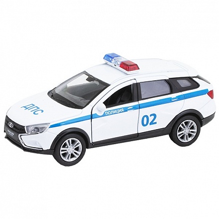 Модель машины Lada Vesta Sw Cross - Полиция ДПС, 1:34-39 