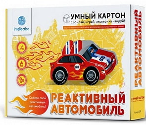 Научно-познавательный набор для экспериментов - Реактивный автомобиль (Intellectico, 1201бн)
