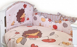 Бампер Ёжик - Топа-Топ, бежевый (Золотой Гусь, 4083)