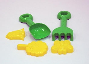 Набор песочный В&Л 5 дет В лесу (Рославльская игрушка, 4064)