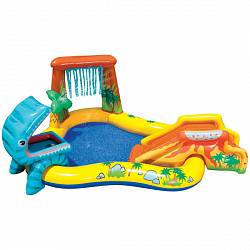 Игровой центр – Динозавр, надувной (Intex, 57444sim) - миниатюра