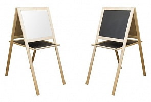 Доска комбинированная №8 (планшет напольный) (мел, маркер, губка) (Десятое королевство, 00947ДК)