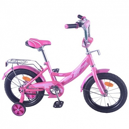Детский велосипед 14", А-тип, розовый 