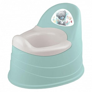 Горшок детский с аппликацией Me To You, цвет зеленый (Бытпласт, 431303909)